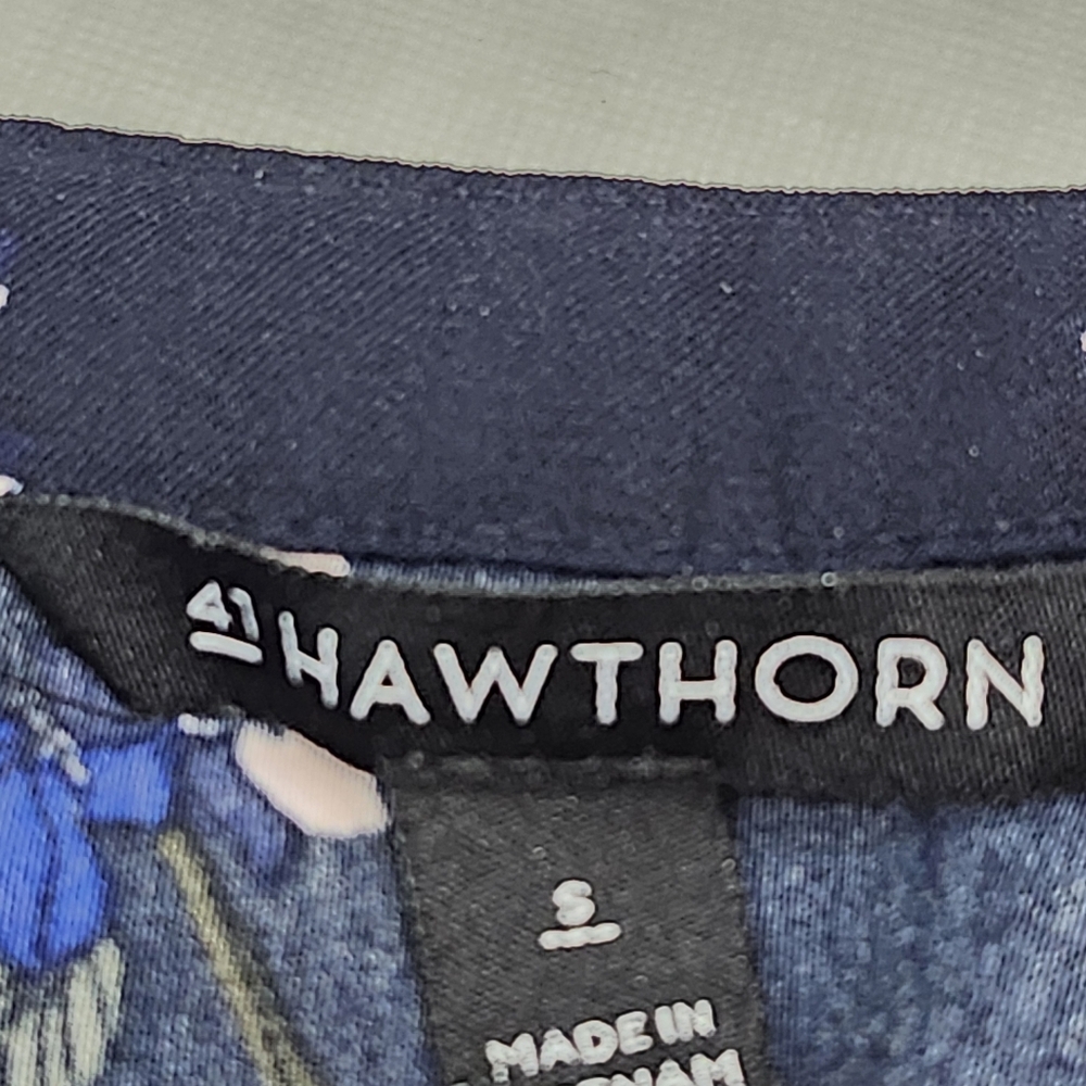 41 Hawthorn Size Small Floral Sleeveless Dress - Navy - Picture 6 of 7